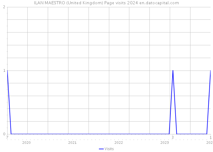 ILAN MAESTRO (United Kingdom) Page visits 2024 