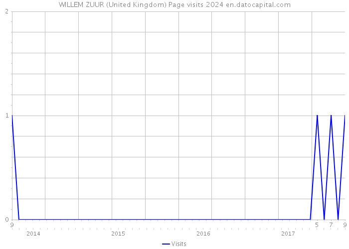 WILLEM ZUUR (United Kingdom) Page visits 2024 