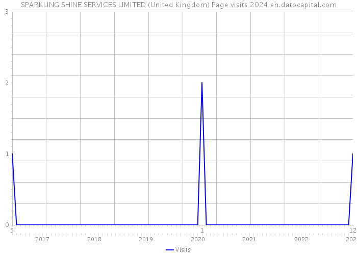 SPARKLING SHINE SERVICES LIMITED (United Kingdom) Page visits 2024 
