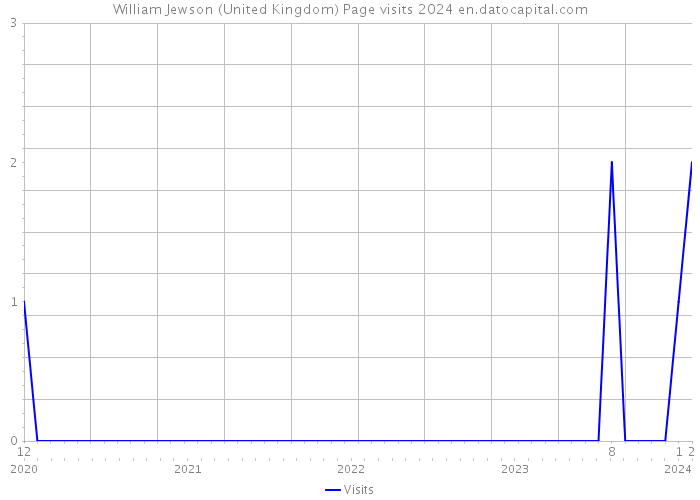 William Jewson (United Kingdom) Page visits 2024 