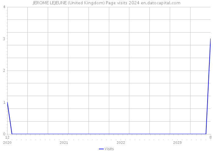 JEROME LEJEUNE (United Kingdom) Page visits 2024 
