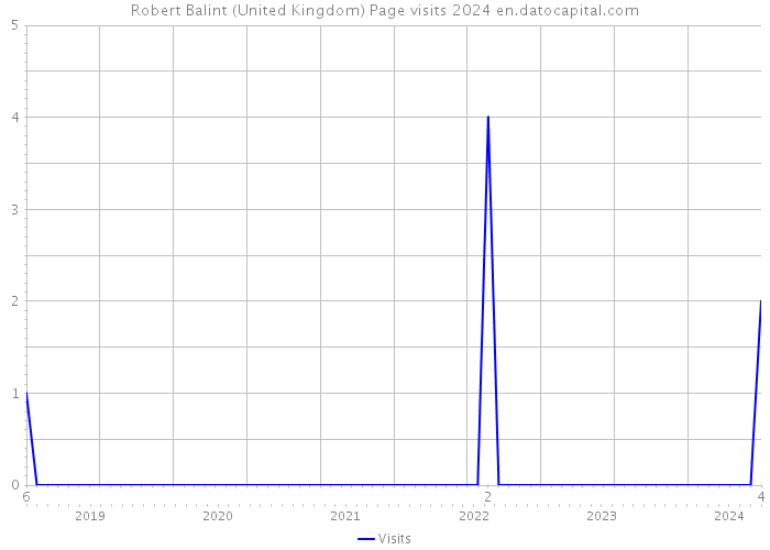 Robert Balint (United Kingdom) Page visits 2024 