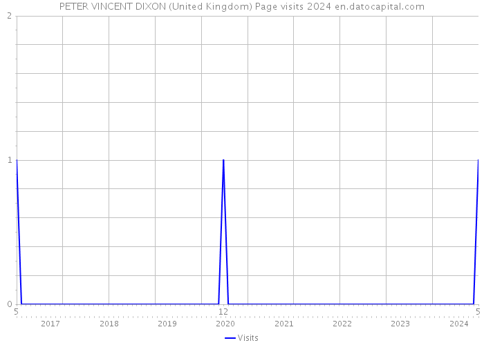 PETER VINCENT DIXON (United Kingdom) Page visits 2024 