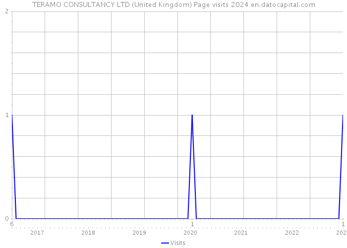 TERAMO CONSULTANCY LTD (United Kingdom) Page visits 2024 