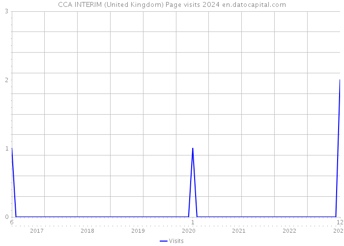 CCA INTERIM (United Kingdom) Page visits 2024 
