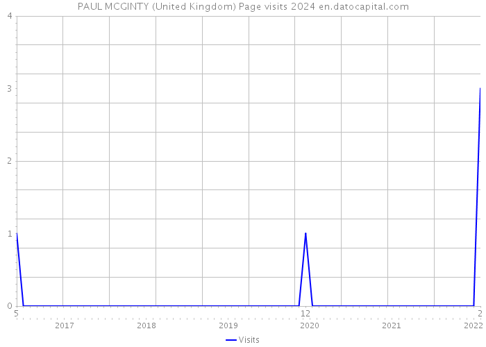 PAUL MCGINTY (United Kingdom) Page visits 2024 