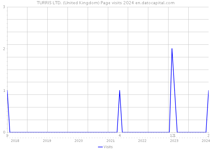 TURRIS LTD. (United Kingdom) Page visits 2024 