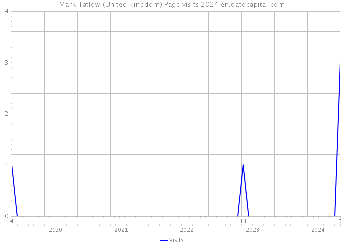 Mark Tatlow (United Kingdom) Page visits 2024 