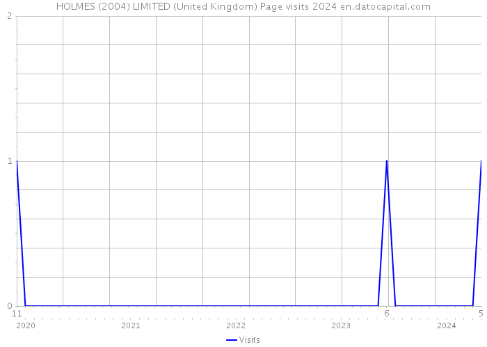 HOLMES (2004) LIMITED (United Kingdom) Page visits 2024 