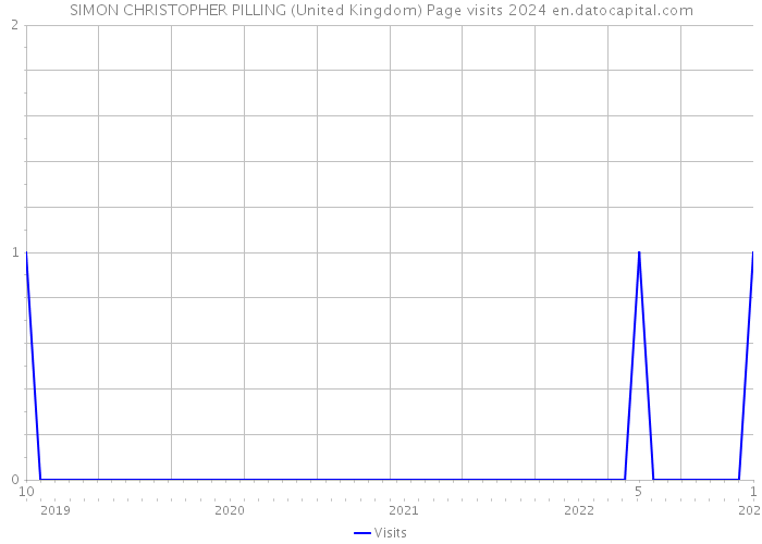 SIMON CHRISTOPHER PILLING (United Kingdom) Page visits 2024 