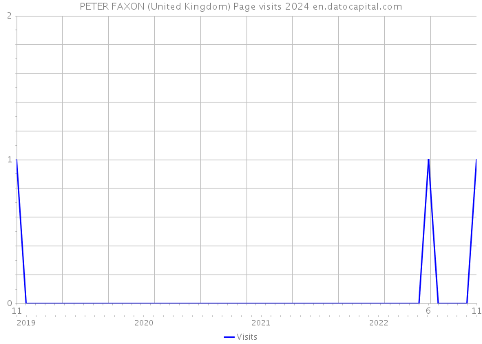 PETER FAXON (United Kingdom) Page visits 2024 