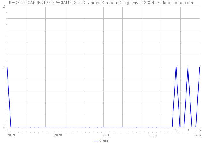 PHOENIX CARPENTRY SPECIALISTS LTD (United Kingdom) Page visits 2024 