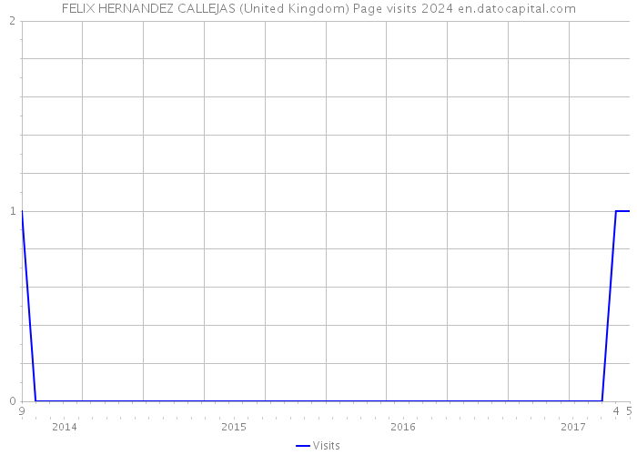 FELIX HERNANDEZ CALLEJAS (United Kingdom) Page visits 2024 