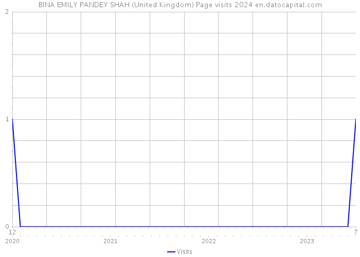 BINA EMILY PANDEY SHAH (United Kingdom) Page visits 2024 
