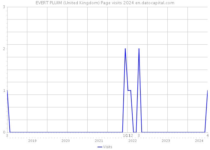 EVERT PLUIM (United Kingdom) Page visits 2024 