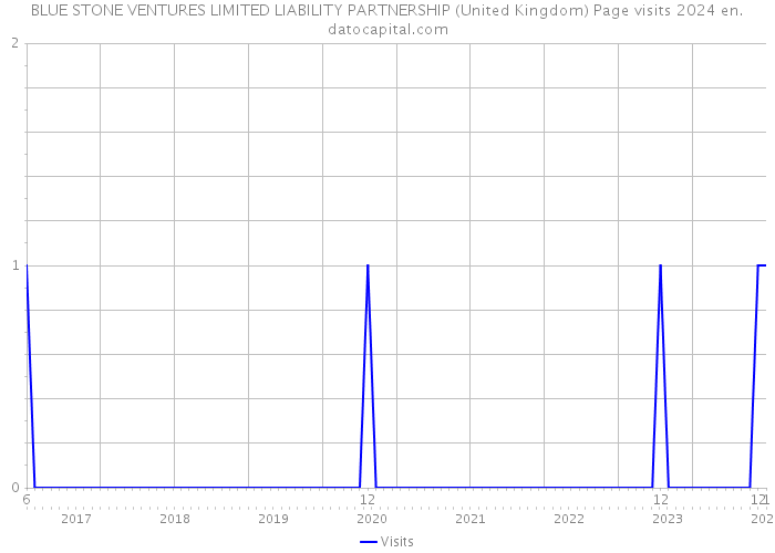BLUE STONE VENTURES LIMITED LIABILITY PARTNERSHIP (United Kingdom) Page visits 2024 