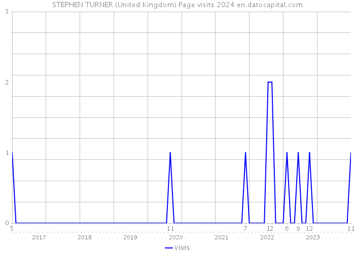 STEPHEN TURNER (United Kingdom) Page visits 2024 