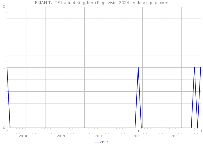 BRIAN TUITE (United Kingdom) Page visits 2024 