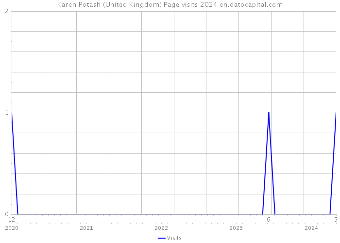 Karen Potash (United Kingdom) Page visits 2024 