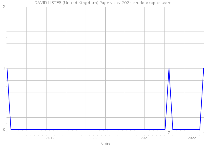 DAVID LISTER (United Kingdom) Page visits 2024 