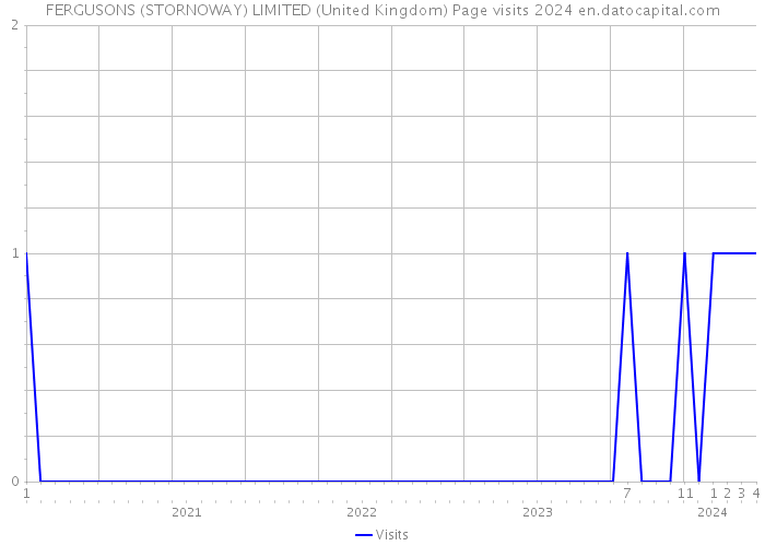 FERGUSONS (STORNOWAY) LIMITED (United Kingdom) Page visits 2024 