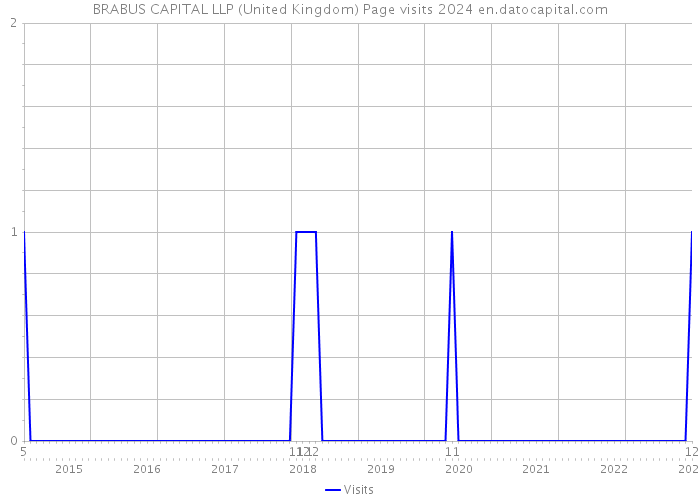 BRABUS CAPITAL LLP (United Kingdom) Page visits 2024 