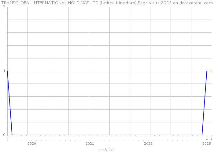 TRANSGLOBAL INTERNATIONAL HOLDINGS LTD (United Kingdom) Page visits 2024 