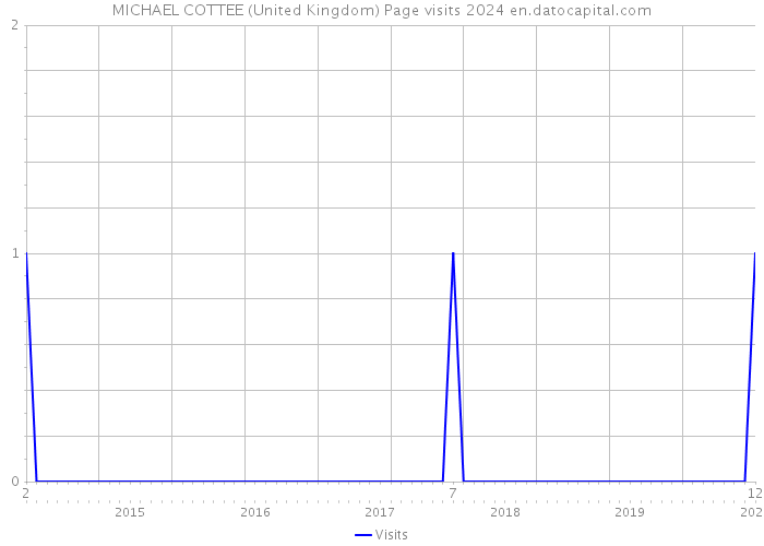 MICHAEL COTTEE (United Kingdom) Page visits 2024 