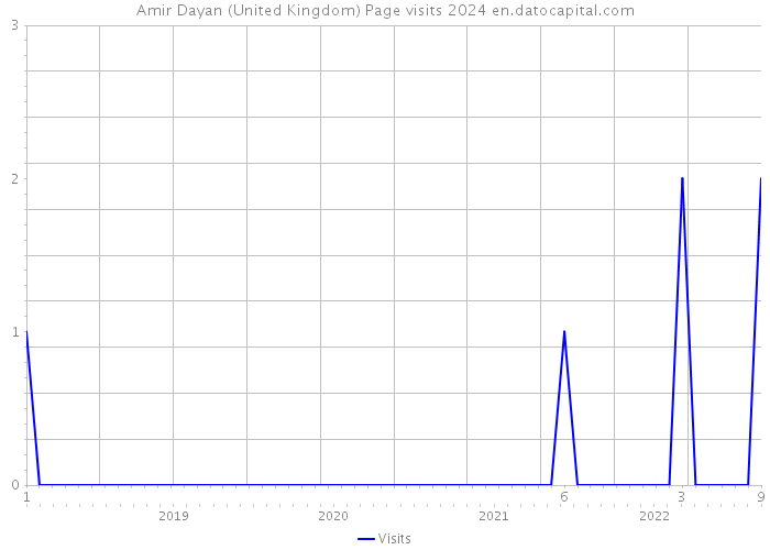 Amir Dayan (United Kingdom) Page visits 2024 