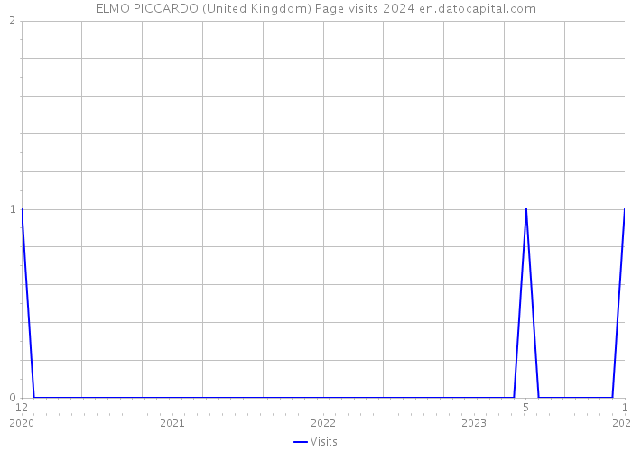 ELMO PICCARDO (United Kingdom) Page visits 2024 