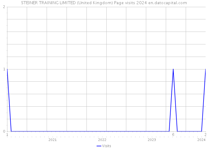 STEINER TRAINING LIMITED (United Kingdom) Page visits 2024 