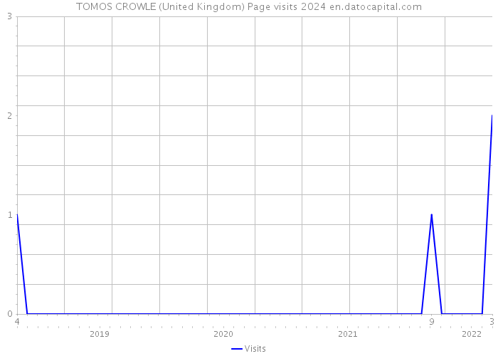 TOMOS CROWLE (United Kingdom) Page visits 2024 