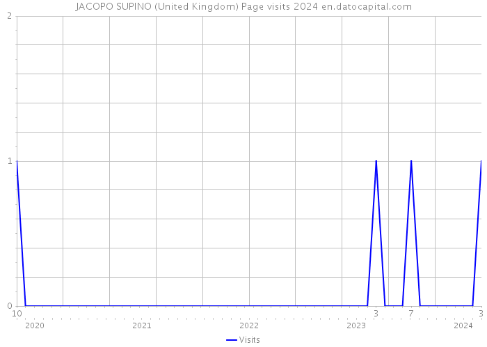 JACOPO SUPINO (United Kingdom) Page visits 2024 