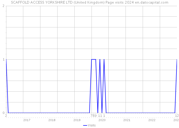 SCAFFOLD ACCESS YORKSHIRE LTD (United Kingdom) Page visits 2024 