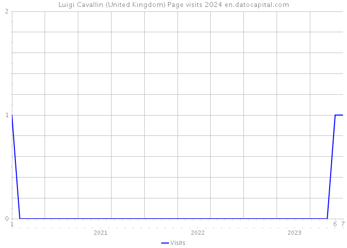 Luigi Cavallin (United Kingdom) Page visits 2024 