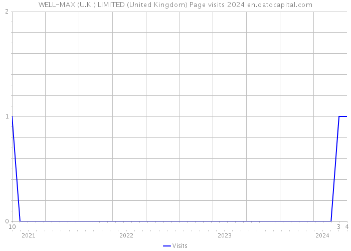 WELL-MAX (U.K.) LIMITED (United Kingdom) Page visits 2024 