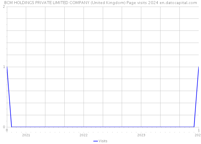 BCM HOLDINGS PRIVATE LIMITED COMPANY (United Kingdom) Page visits 2024 