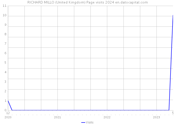 RICHARD MILLO (United Kingdom) Page visits 2024 