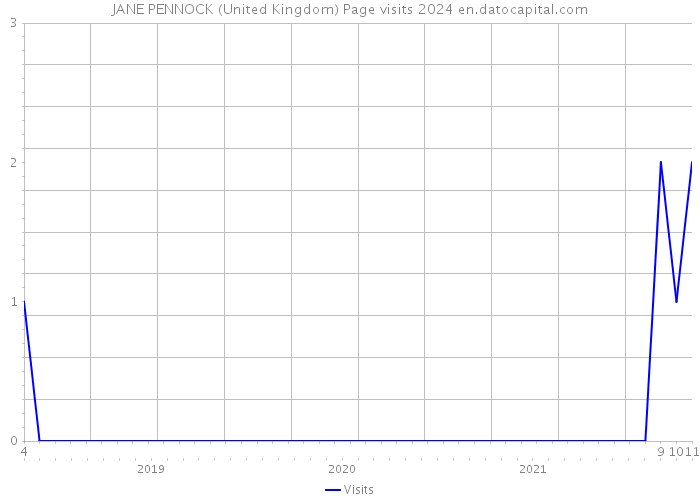 JANE PENNOCK (United Kingdom) Page visits 2024 
