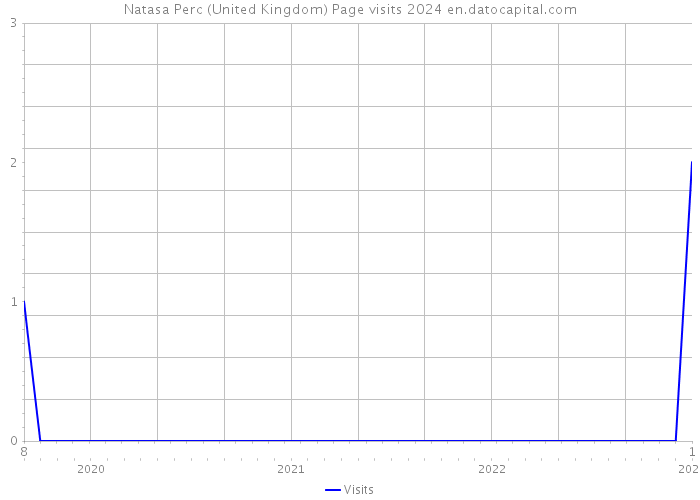 Natasa Perc (United Kingdom) Page visits 2024 