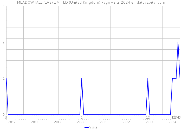 MEADOWHALL (EAB) LIMITED (United Kingdom) Page visits 2024 