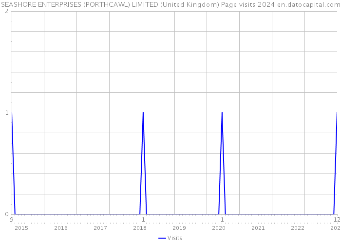 SEASHORE ENTERPRISES (PORTHCAWL) LIMITED (United Kingdom) Page visits 2024 