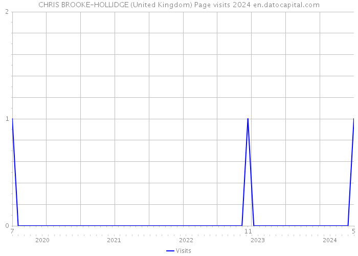 CHRIS BROOKE-HOLLIDGE (United Kingdom) Page visits 2024 