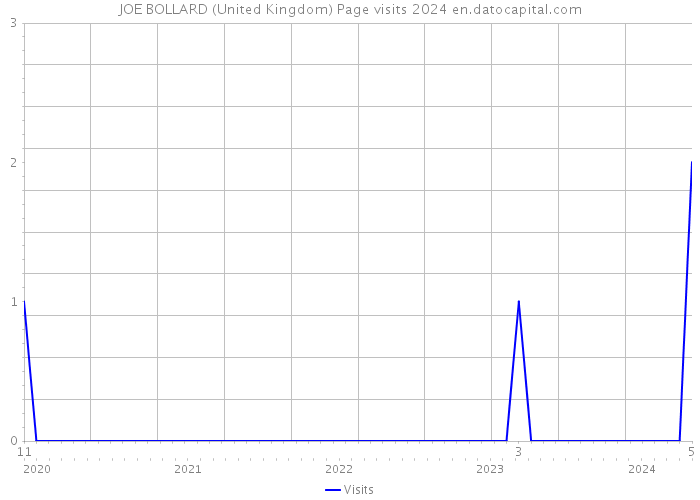 JOE BOLLARD (United Kingdom) Page visits 2024 