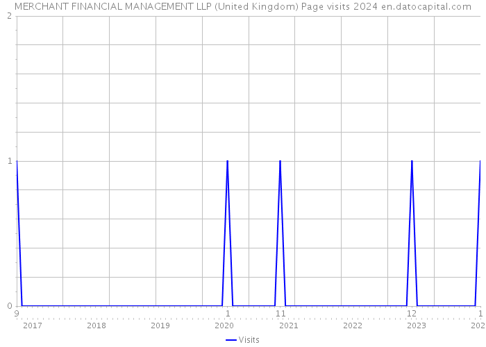MERCHANT FINANCIAL MANAGEMENT LLP (United Kingdom) Page visits 2024 