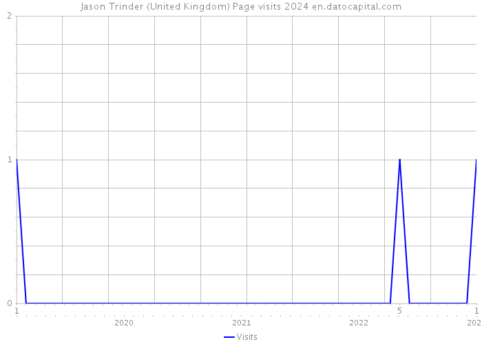 Jason Trinder (United Kingdom) Page visits 2024 