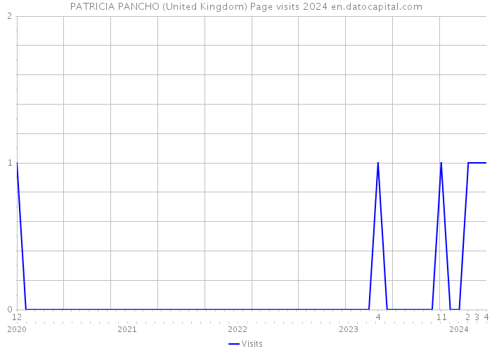 PATRICIA PANCHO (United Kingdom) Page visits 2024 