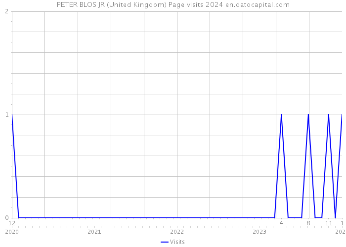 PETER BLOS JR (United Kingdom) Page visits 2024 