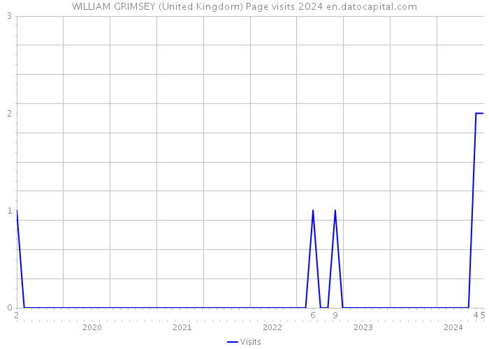 WILLIAM GRIMSEY (United Kingdom) Page visits 2024 