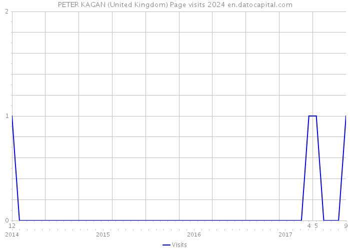 PETER KAGAN (United Kingdom) Page visits 2024 